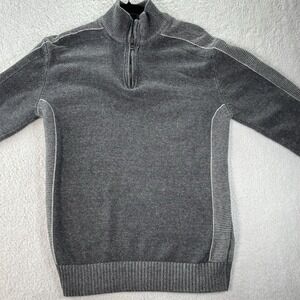 BKE Buckle Size M Style: SYP2-272TBK 1/4 Zip Charcoal Gray -